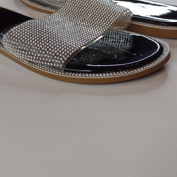 🆕Black Rhinestone Sandals - Picture 2 of 3